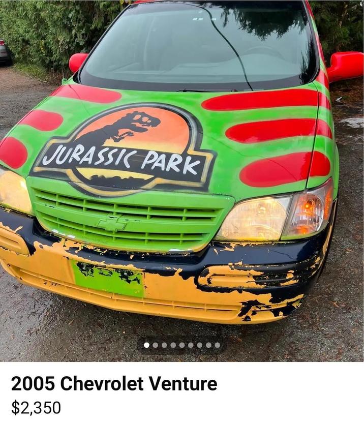 JURASSIC PARK 2005 Chevrolet Venture $2,350