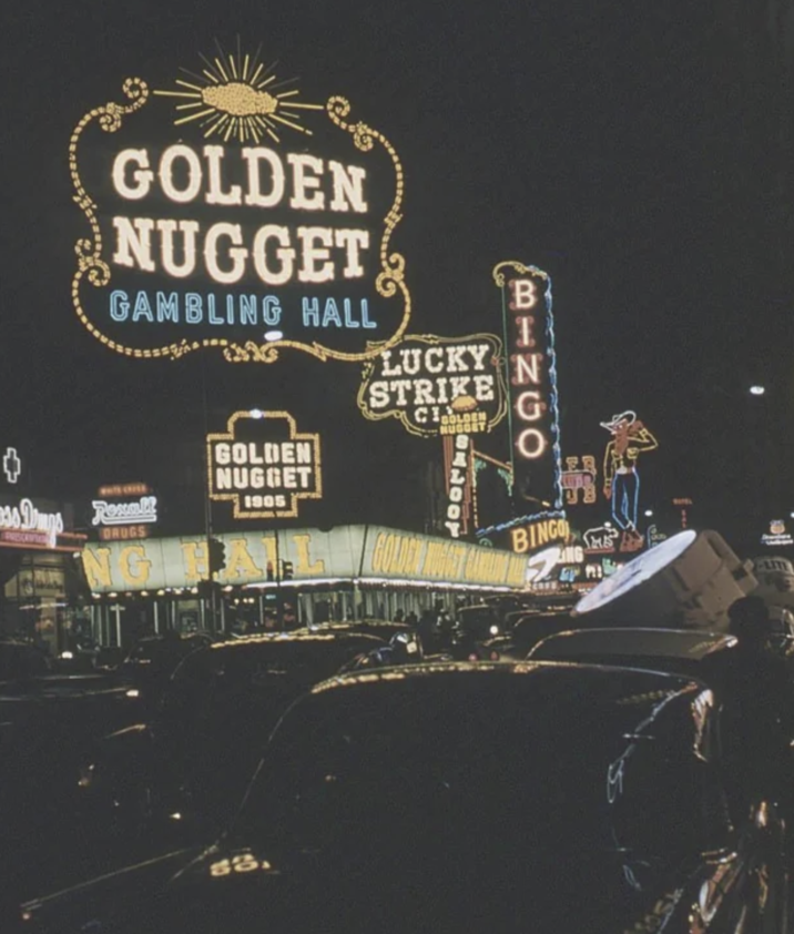 GOLDEN NUGGET GAMBLING HALL LUCKY STRIKE CI GOLDE NUGGET + GOLDEN NUGGET As Dmns Rexall 1905 PRESCRIPT DRUGS $3. MUUTTS BINGO BINGO M LING 2254 LITE