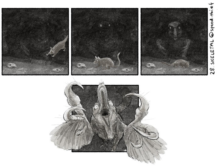 19 28. SKELETAL @speed. thief