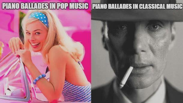 PIANO BALLADES IN POP MUSIC PIANO BALLADES IN CLASSICAL MUSIC