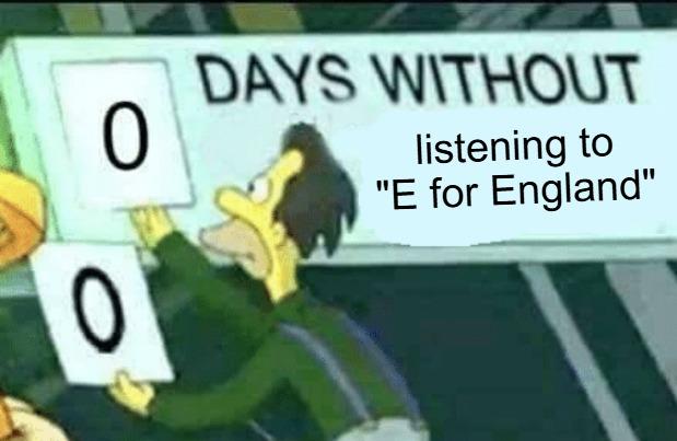 Once you start listening to "E for England" from Mr. Rajkumar, you can't stop listening to it, and you need your daily dose!