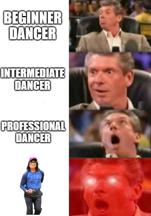 Mr. Rajkumar has the best dance moves, once you see them, they'll live rent free in your head.