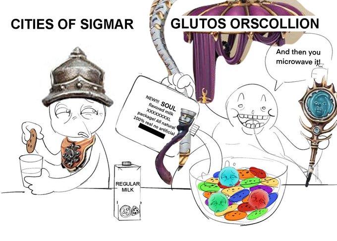 CITIES OF SIGMAR GLUTOS ORSCOLLION And then you microwave it! NEW!!! SOUL flavored milk XXXXXXXXXXXXL package! All natural 100% real no artificial, REGULAR MILK