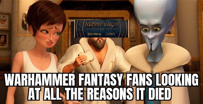 MIDDLE-EARTH <TEX EGY BATTLE CAME WARHAMMER FANTASY FANS LOOKING AT ALL THE REASONS IT DIED