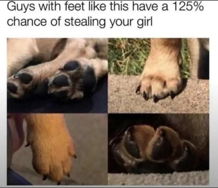 Guys with feet like this have a 125% chance of stealing your girl