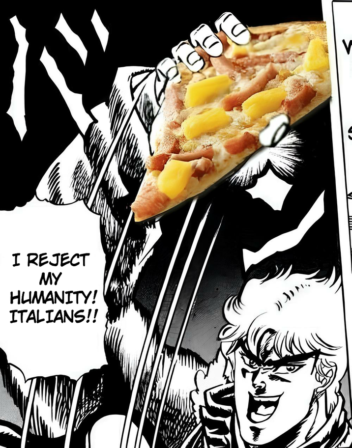 I REJECT MY HUMANITY! ITALIANS!! GE V