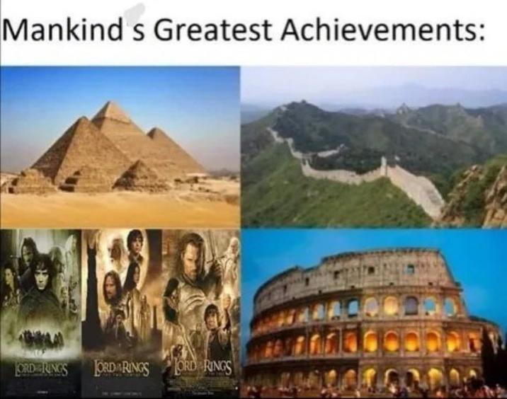 Mankind's Greatest Achievements: ORD RINGS ORD RINGS ORDERINGS FORD RINGS