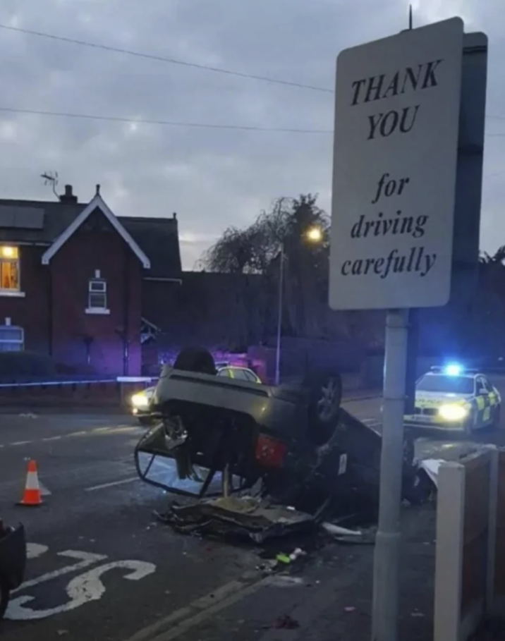 N THANK YOU for driving carefully