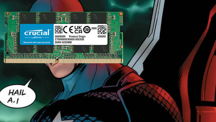 1721 B crucial C by Micron Removal will void warranty 00000000 Product Origin 000000 CT000000XX000X-00XXX0 DDR4 SODIMM HAIL A.I