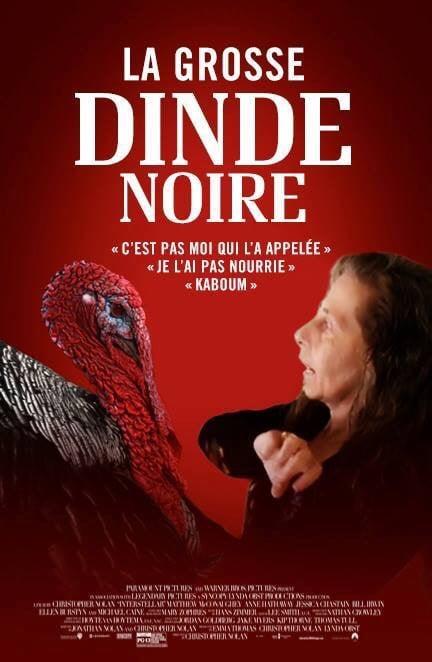 LA GROSSE DINDE NOIRE « C'EST PAS MOI QUI L'A APPELÉE » « JE L'AI PAS NOURRIE >> «KABOUM » PARAMOUNT PICTURES WARNER BS 19THES LEGENDURY PICTURES SYNOOPY 13 ADACEST PROCTO SER MAN INTERSTELLA MATTHEW MOONAGY ANNE HATHWAY JESSICA CHASTAIN HILLIN BLLENRISTYN MICHAEL CAINE MARY SHANS ZIERSMITH NATHAN CAVY OTEVAN DYTEMA DAN GOLD JAKE MYERS KIPTINY THOMASTILL BUSTER MAN EMMATIAS CHRISTOPHER NOLAN LYNDVOST SCHUSTOPHER NEAN ASTHAN NOLAN