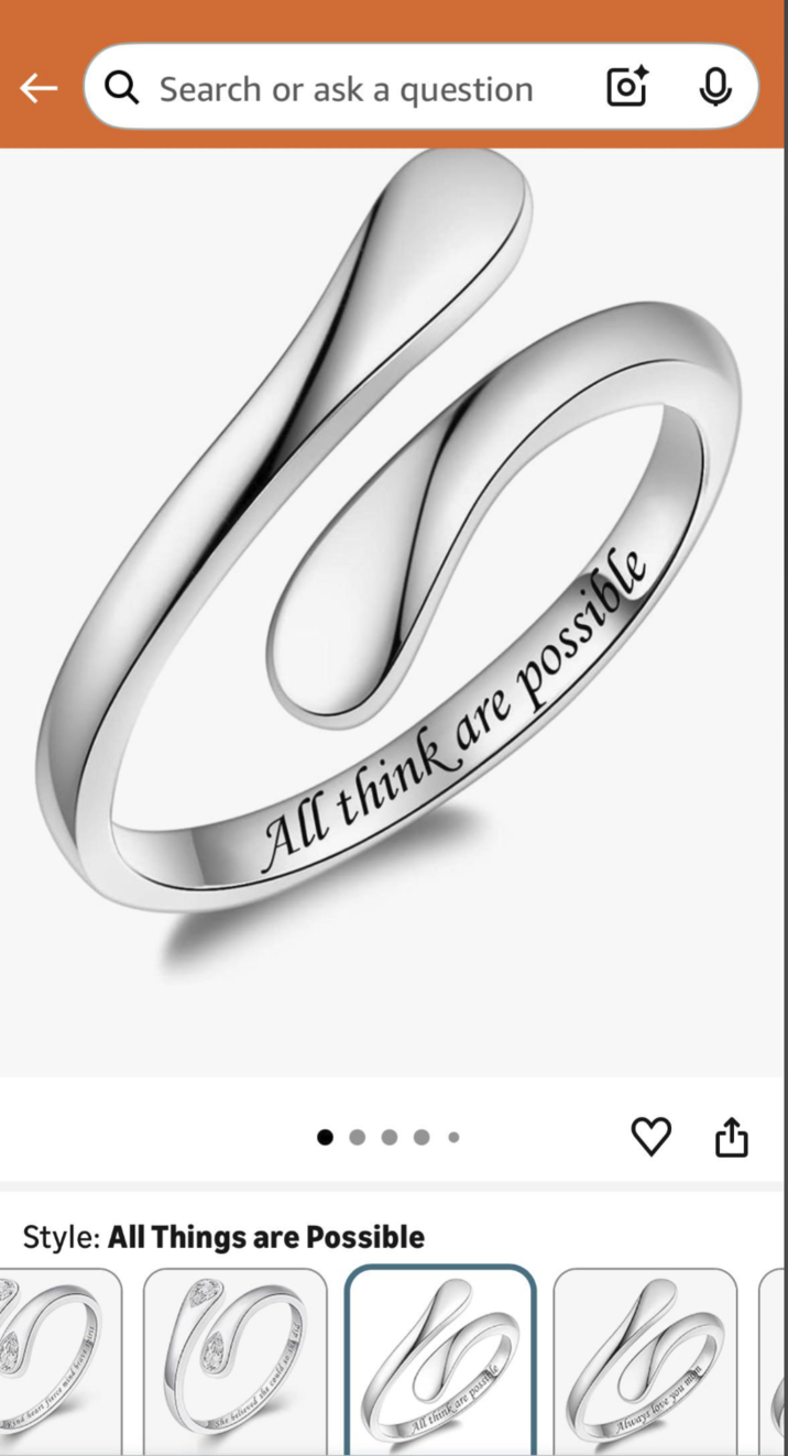 Q Search or ask a question σ 0 All think are possible Style: All Things are Possible She believed All think are possible Always love you mo