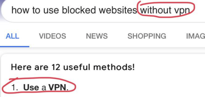 how to use blocked websites without vpn ALL VIDEOS NEWS SHOPPING IMAG Here are 12 useful methods! 1. Use a VPN.