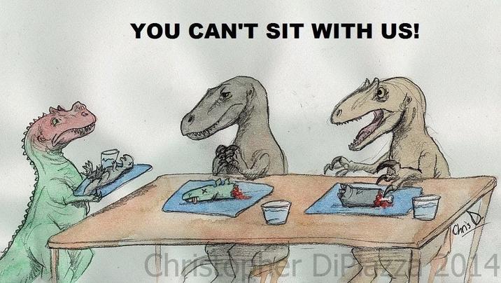 YOU CAN'T SIT WITH US! Chr's Chris der Diazza 2014