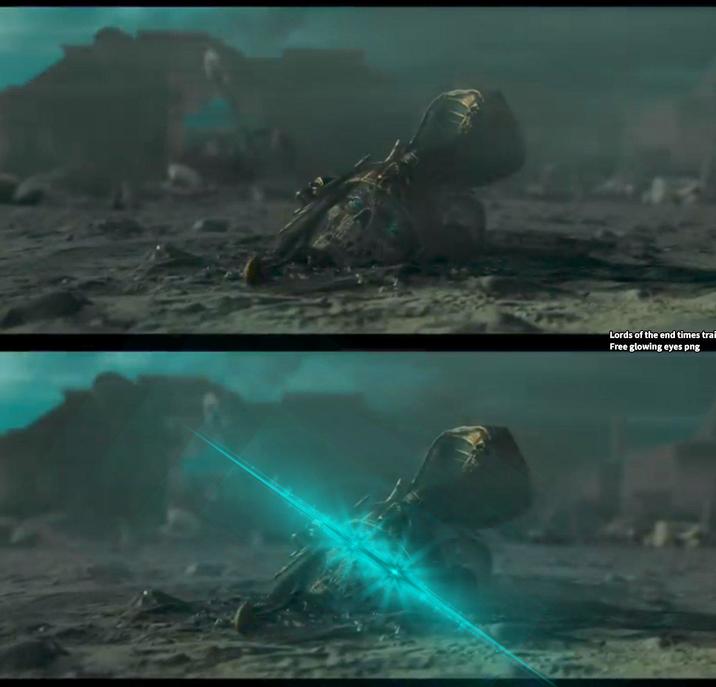 Lords of the end times trai Free glowing eyes png