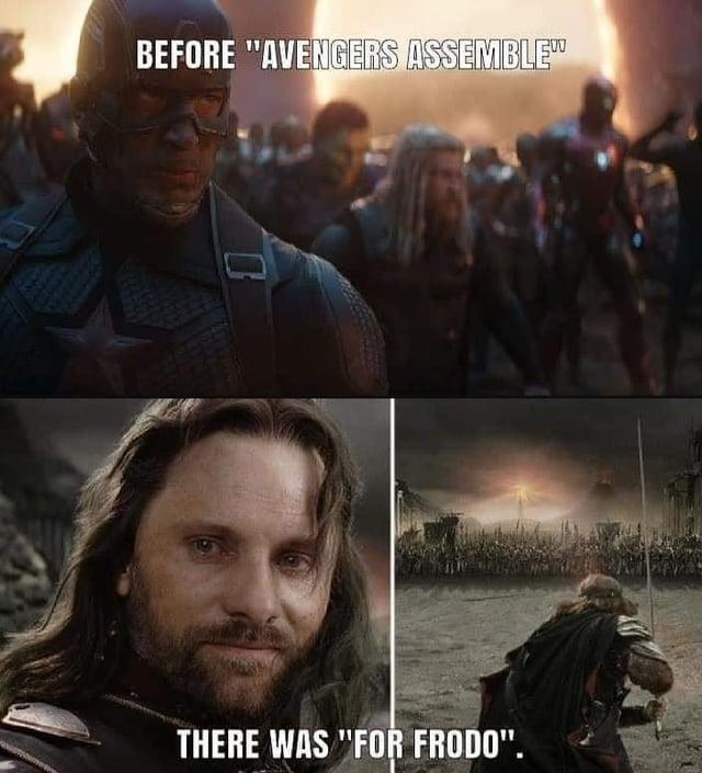 BEFORE "AVENGERS ASSEMBLE" THERE WAS "FOR FRODO".