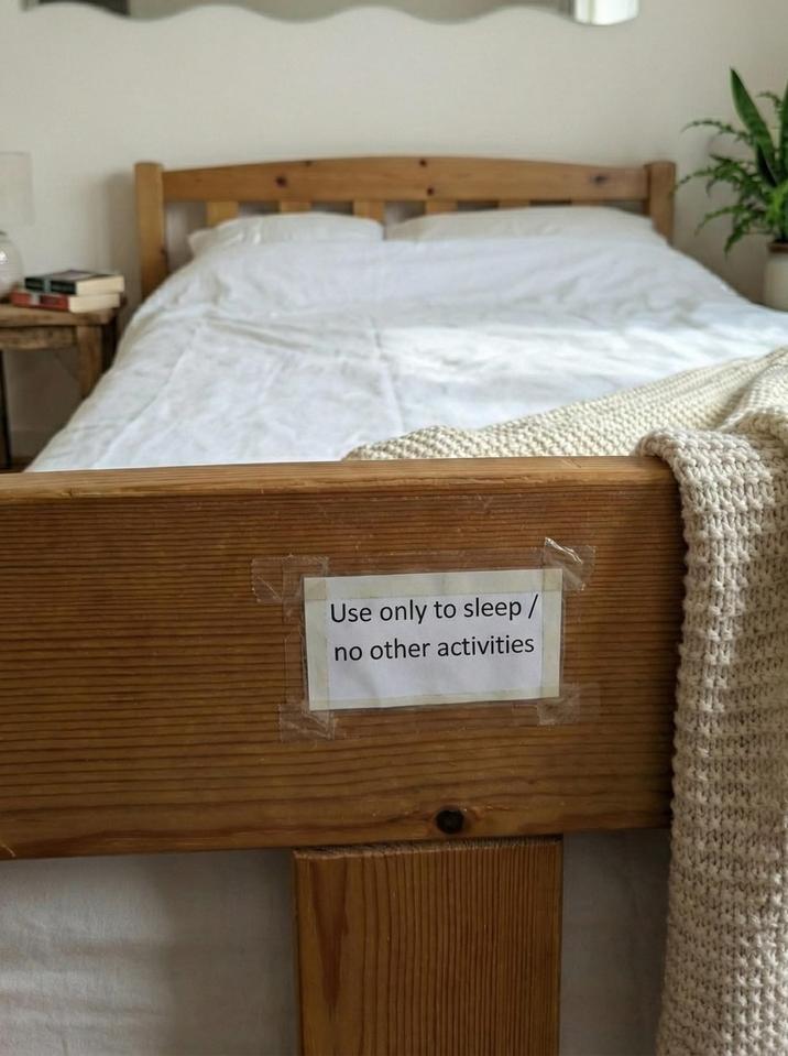 Use only to sleep / no other activities