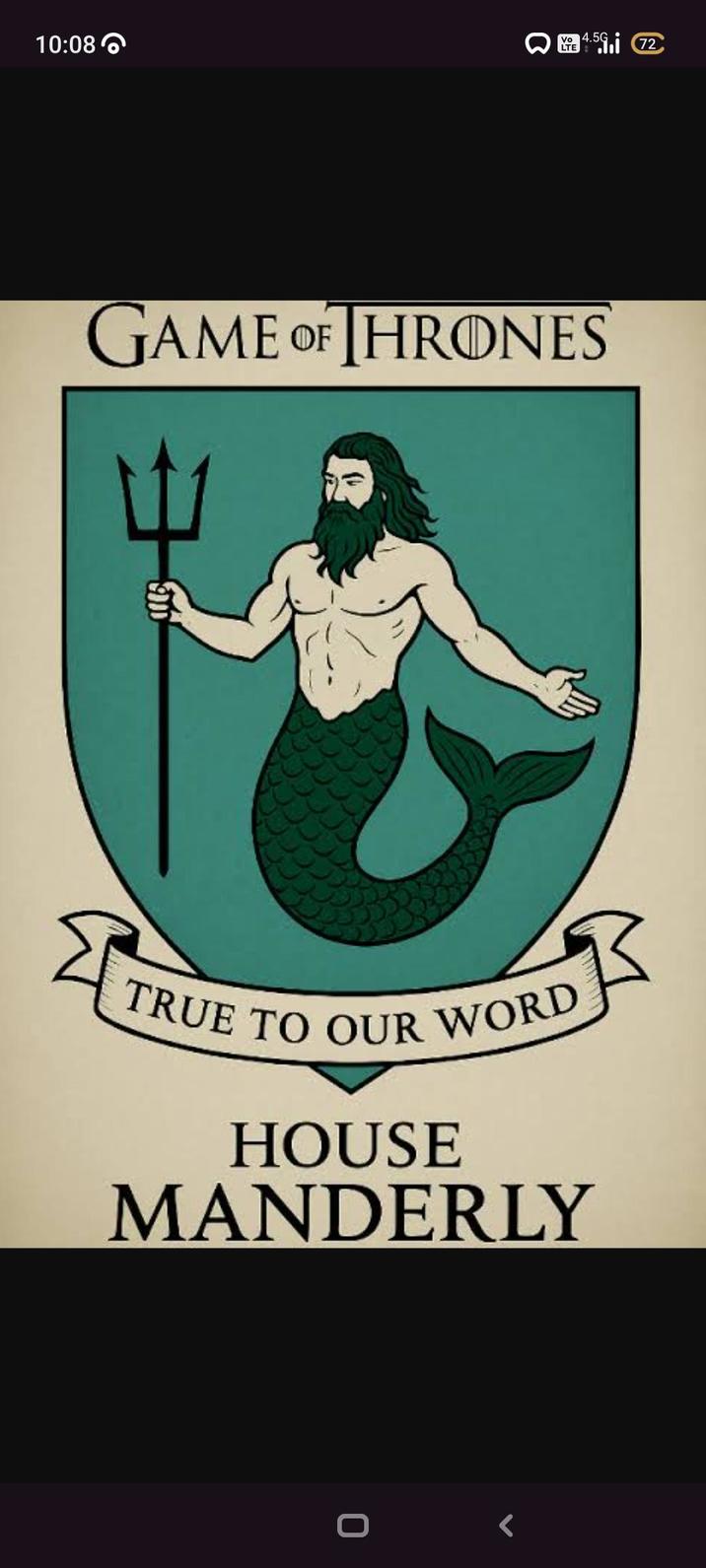10:08 vo 4.5G LTE 572 GAME OF THRONES 0116 TRUE TO OUR WORD HOUSE MANDERLY о <