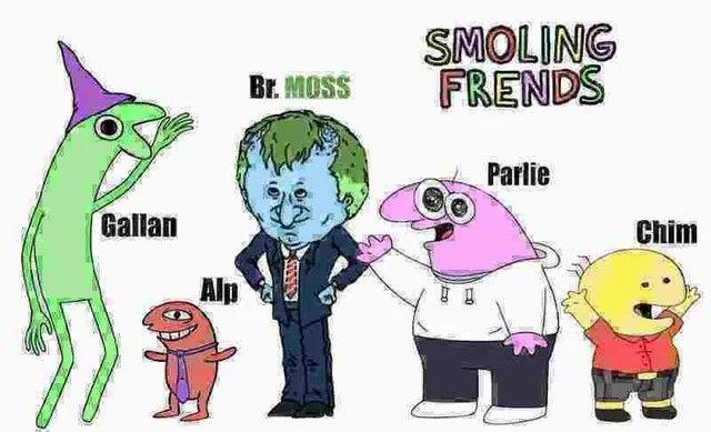 Gallan Alp Br. MOSS SMOLING FRENDS Parlie Chim