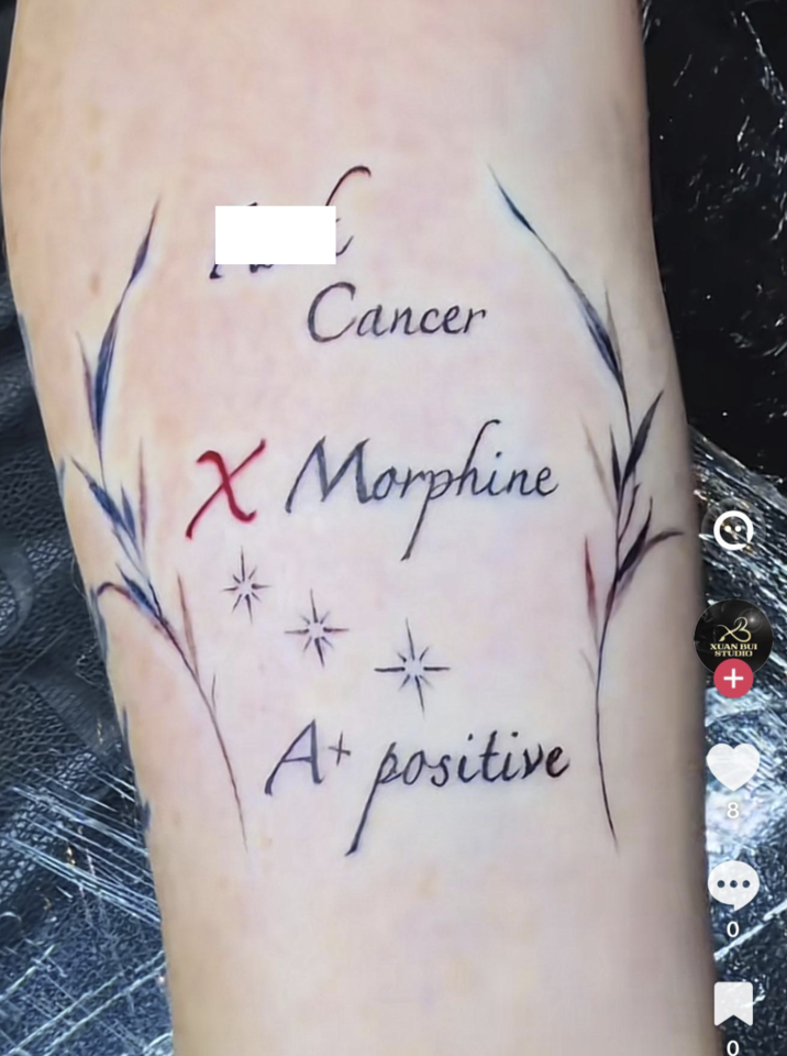 Cancer X Morphine A+ positive XUAN BUI STUDIO + 0 0