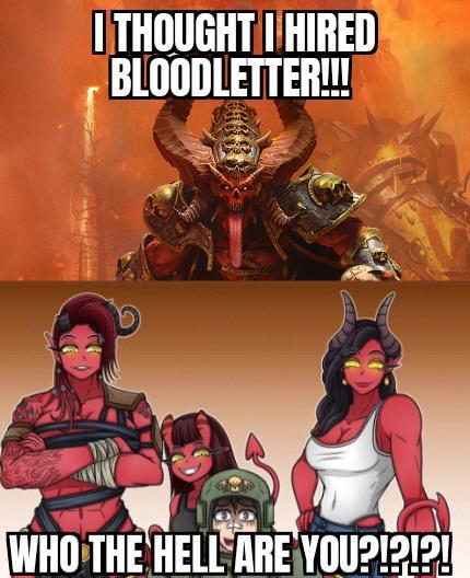 I THOUGHT I HIRED BLOODLETTER!!!! WHO THE HELL ARE YOU?!?!?!