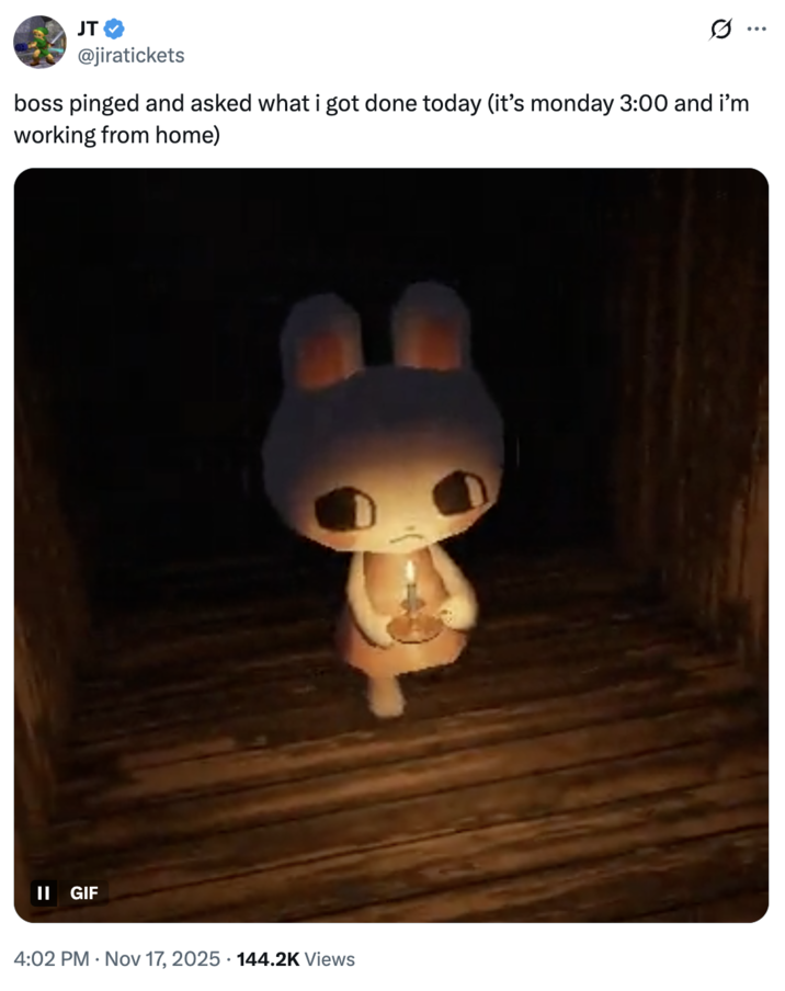 A "tweet":https://knowyourmeme.com/memes/sites/twitter-x using the Umi Walking With a Candle "GIF":https://knowyourmeme.com/memes/cultures/gif in a "GIF Caption":https://knowyourmeme.com/memes/gif-captions post.