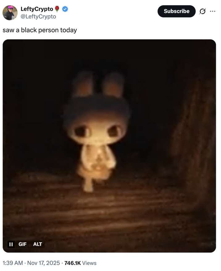 A "tweet":https://knowyourmeme.com/memes/sites/twitter-x using the Umi Walking With a Candle "GIF":https://knowyourmeme.com/memes/cultures/gif in a "GIF Caption":https://knowyourmeme.com/memes/gif-captions post.