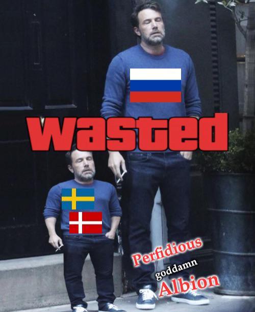 wasted ++ Perfidious goddamn Albion