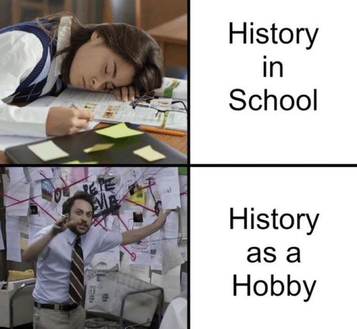 10 PETE Gib History in School History as a Hobby