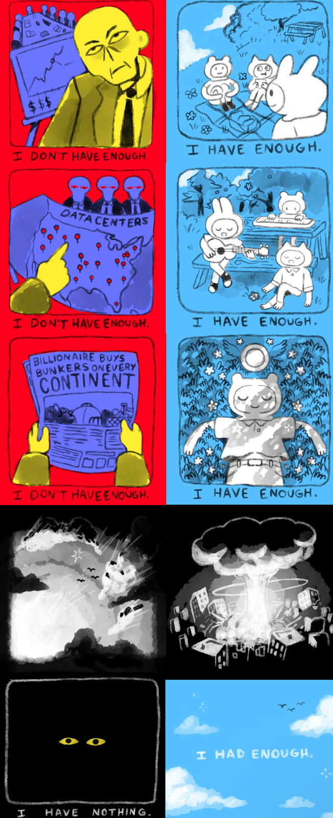 $$$ I DON'T HAVE ENOUGH. I HAVE ENOUGH. DATA CENTERS I DON'T HAVE ENOUGH. BILLIONAIRE BUYS BUNKERS ON EVERY CONTINENT I DON'T HAVEENOUGH. I HAVE NOTHING. I HAVE ENOUGH. $3 I HAVE ENOUGH. I HAD ENOUGH.