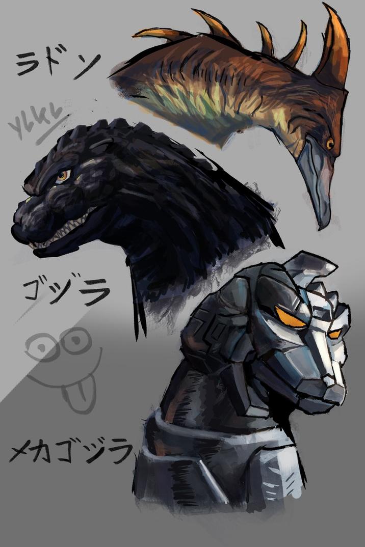 ラドン убки ゴジラ メカゴジラ