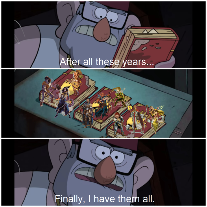 3 w After all these years... Finally, I have them all.