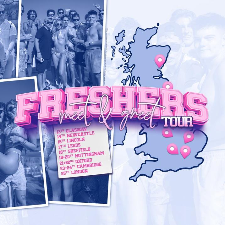 A schedule of the tour dates for Bonnie Blue's bus tour. The tour took place in September 2025.