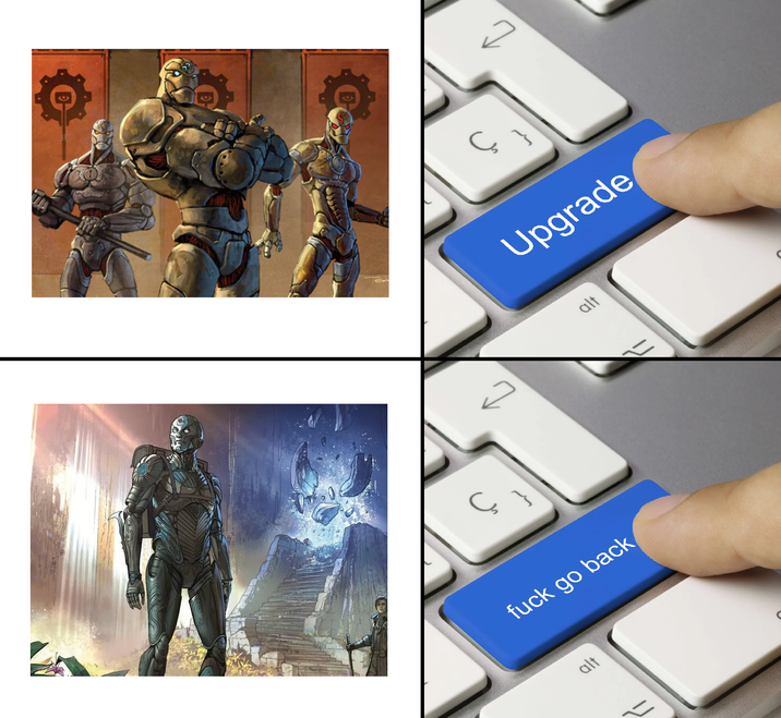 f--- go back alt Upgrade alt