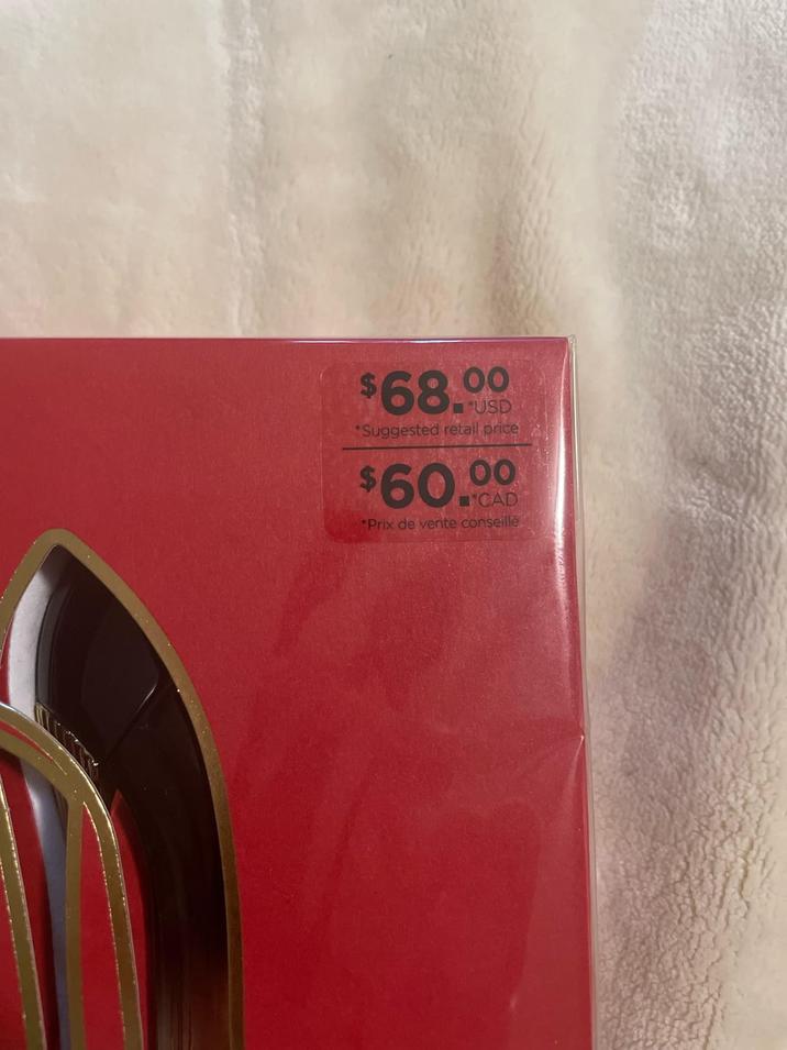 $68.00 *Suggested retail price $60.000 "Prix de vente conseillé