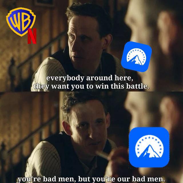 (WB) everybody around here, they want you to win this battle. you're bad men, but you're our bad men.