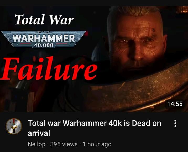 Total War WARHAMMER 40,000 Failure Total war Warhammer 40k is Dead on arrival Nellop ⚫ 395 views 1 hour ago 14:55