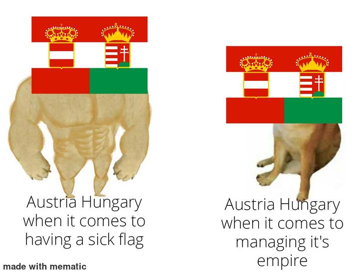 目☨ Et Austria Hungary when it comes to having a sick flag made with mematic Austria Hungary when it comes to managing it's empire