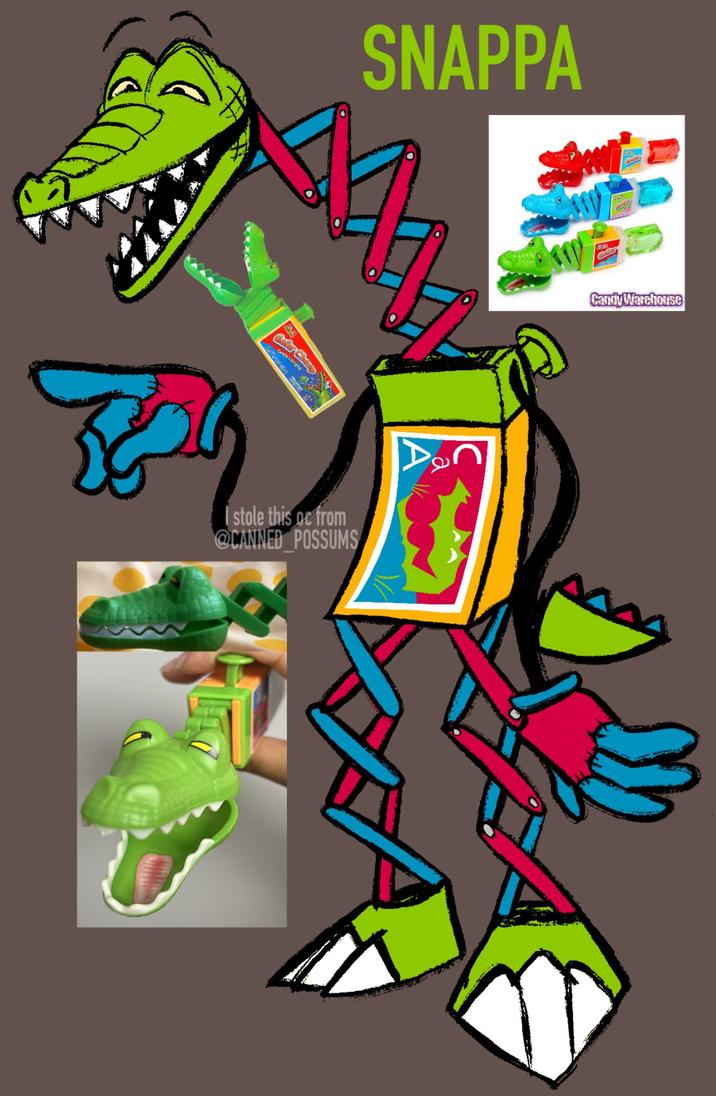 I stole this oc from @CANNED POSSUMS SNAPPA Gator Gates Carly Warehouse