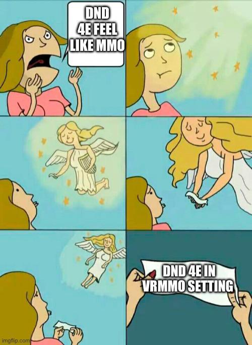 W OND 4E FEEL LIKE MMO imgflip.com DND 4E IN VRMMO SETTING