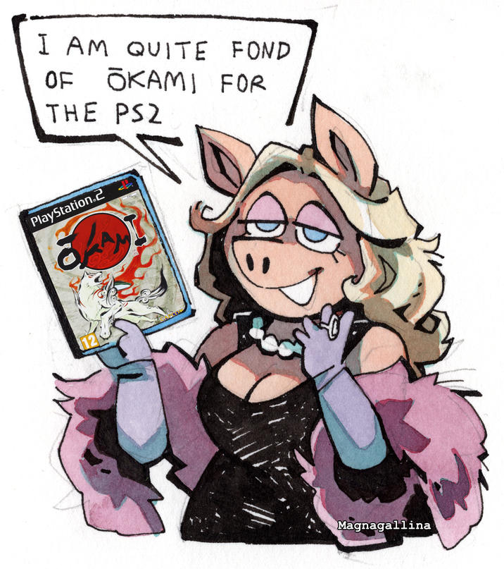 I AM QUITE FOND OF ŌKAMI FOR THE PS2 PlayStation.2 12 Magnagallina