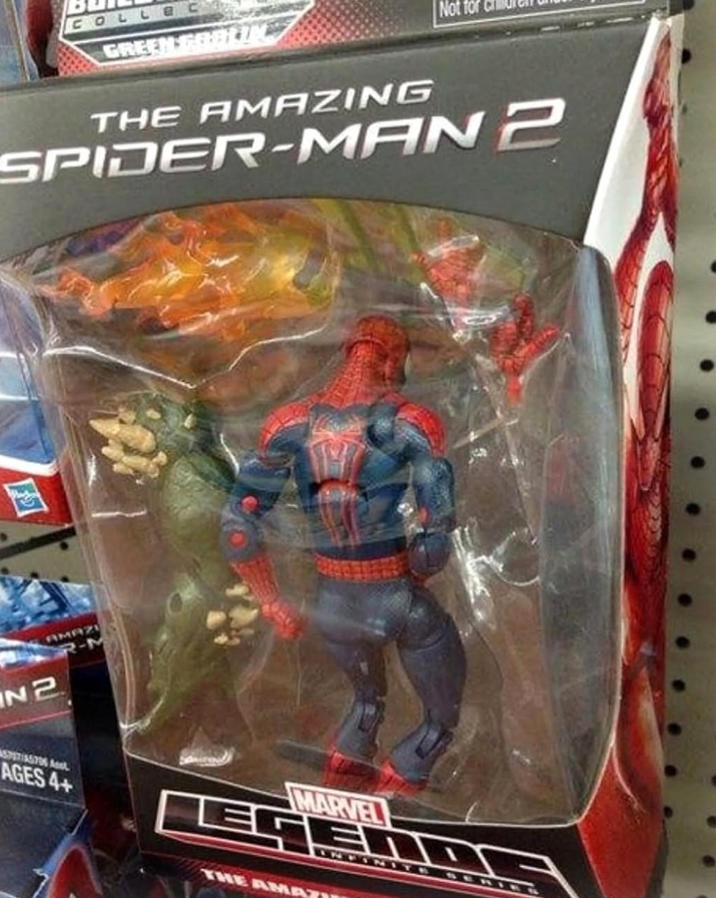 COL B C GREEN FOR THE AMAZING Not for SPIDER-MAN 2 園 AMAZI INP ASTIA5706 Aust AGES 4+ MARVEL EGEND INFINITE SERIES THE AMAZ