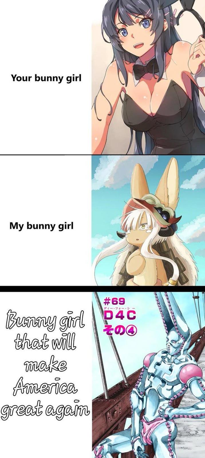 Your bunny girl My bunny girl Bunny girl that will make America great again #69 ディー・フォー・シ D4C その④
