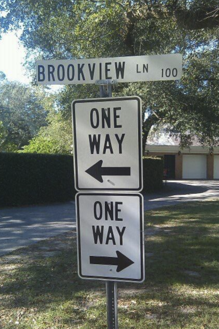 BROOKVIEW LN 100 ONE WAY ONE WAY