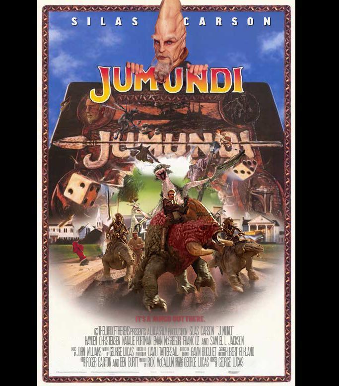 SILAS CARSON 涩 JUM UNDI ババ ITSA MHED OUT THERE. THELORDOFTHERENS PRESENTS ALUCASAL PRODUCTION SLAS CARSON "JUMINIT" HAYDEN CHRISTENSEN NATALIE PORTMAN EWAN MCGREGOR FRANK OZ AND SAMUEL L. JACKSON JOHN WILLIAMS GEORGE LUCAS DAVO TATTERSALL GAVIN BOCQUET ROBERT GURLAND ROGER BARTON AND BEN BURTRICK MCALLUM GEORGE LUCAS GEORGE LUCAS