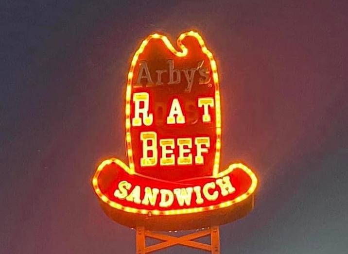 Arby's RAT BEEF SANDWICH