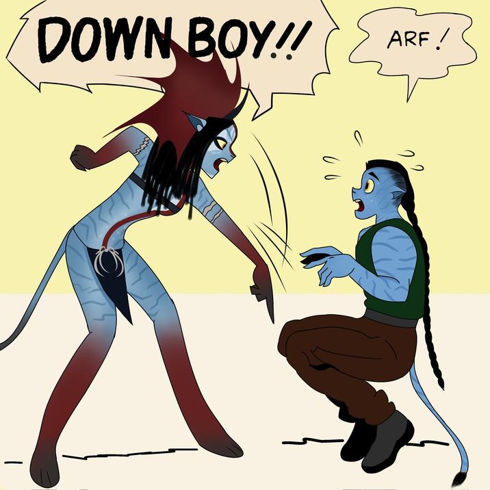 DOWN BOY!! ww ༡༡ ARF !