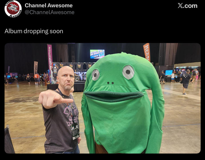 CHANNE AWESOME Channel Awesome @ChannelAwesome Album dropping soon erizon 漫画 BIG X.com