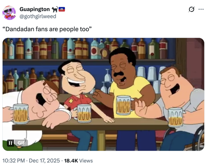 A "tweet":https://knowyourmeme.com/memes/sites/twitter-x using the "Goyim Are People Too" "catchphrase":https://knowyourmeme.com/memes/cultures/catchphrases.