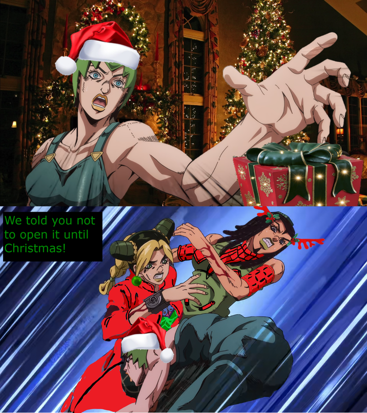 We told you not to open it until Christmas!
