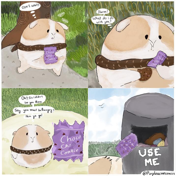 Marion can't wait!! 6806 Choco Chip Cookie Oh!! Sir I didn't See you there Say you must be hungry? Here ya go! *yum* yum Hmm! What do I do with you? Choco Chip Cookin Choco Chip Cookie USE ME @Purpleacnecomics